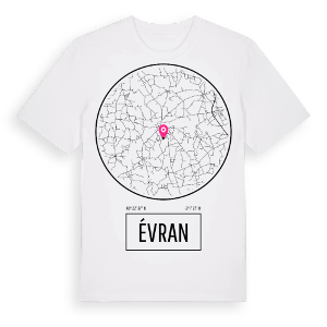 Évran t-shirt – ekologisk bomull t-shirt från Pinshirt