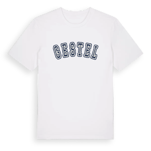 Gestel college t-shirt – ekologisk bomull t-shirt från Pinshirt
