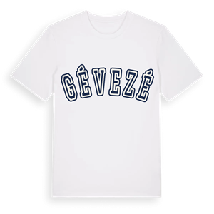 Gévezé college t-shirt – ekologisk bomull t-shirt från Pinshirt