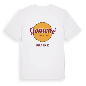 Gomené cirkel t-shirt – ekologisk bomull t-shirt från Pinshirt