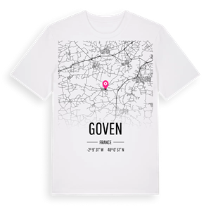 Goven karta t-shirt – ekologisk bomull t-shirt från Pinshirt