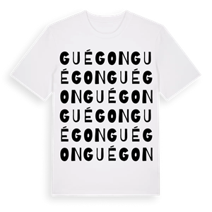Guégon ordlek t-shirt – ekologisk bomull t-shirt från Pinshirt