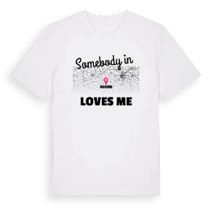 Någon i Guern älskar mig t-shirt – ekologisk bomull t-shirt från Pinshirt