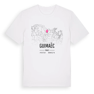 Guimaëc karta t-shirt – ekologisk bomull t-shirt från Pinshirt