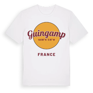 Guingamp cirkel t-shirt – ekologisk bomull t-shirt från Pinshirt