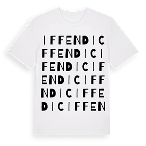 Iffendic ordlek t-shirt – ekologisk bomull t-shirt från Pinshirt