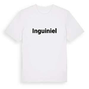 Inguiniel fetstil t-shirt – ekologisk bomull t-shirt från Pinshirt