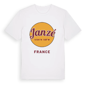 Janzé cirkel t-shirt – ekologisk bomull t-shirt från Pinshirt