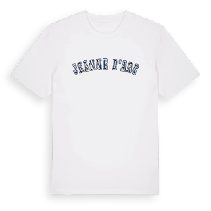 Jeanne d'Arc college t-shirt – ekologisk bomull t-shirt från Pinshirt