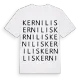 Kernilis ordlek t-shirt