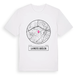 La Motte Brûlon t-shirt – ekologisk bomull t-shirt från Pinshirt