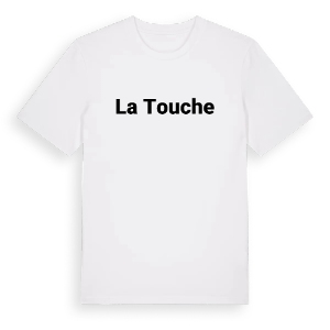 La Touche fetstil t-shirt – ekologisk bomull t-shirt från Pinshirt