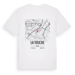 La Touche karta t-shirt – ekologisk bomull t-shirt från Pinshirt