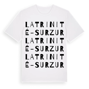 La Trinité-Surzur ordlek t-shirt – ekologisk bomull t-shirt från Pinshirt