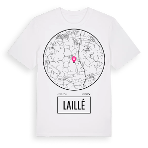 Laillé t-shirt – ekologisk bomull t-shirt från Pinshirt