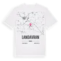 Landavran karta t-shirt