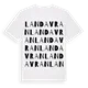 Landavran ordlek t-shirt