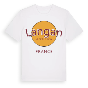 Langan cirkel t-shirt – ekologisk bomull t-shirt från Pinshirt