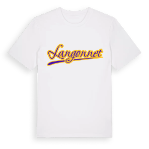 Langonnet baseball t-shirt – ekologisk bomull t-shirt från Pinshirt