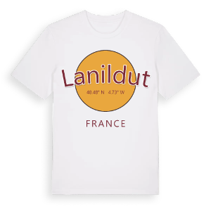Lanildut cirkel t-shirt – ekologisk bomull t-shirt från Pinshirt