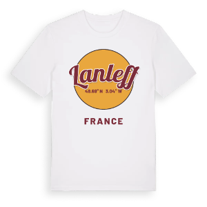 Lanleff cirkel t-shirt – ekologisk bomull t-shirt från Pinshirt