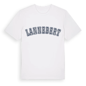Lannebert college t-shirt – ekologisk bomull t-shirt från Pinshirt