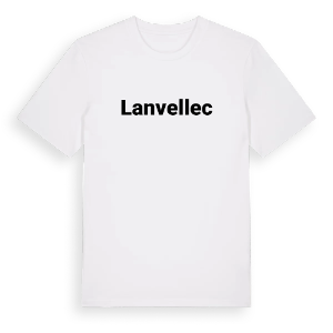 Lanvellec fetstil t-shirt – ekologisk bomull t-shirt från Pinshirt