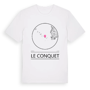 Le Conquet t-shirt – ekologisk bomull t-shirt från Pinshirt