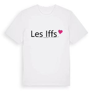 Les Iffs hjärta t-shirt – ekologisk bomull t-shirt från Pinshirt