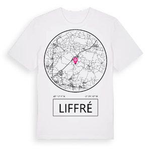 Liffré t-shirt – ekologisk bomull t-shirt från Pinshirt