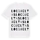 Locqueltas ordlek t-shirt