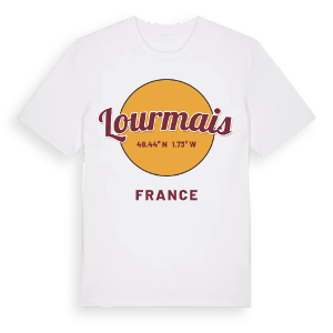 Lourmais cirkel t-shirt – ekologisk bomull t-shirt från Pinshirt