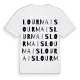 Lourmais ordlek t-shirt
