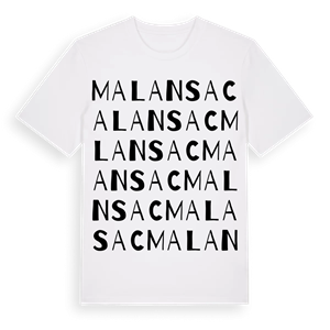 Malansac ordlek t-shirt – ekologisk bomull t-shirt från Pinshirt