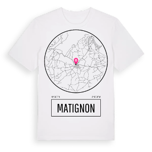 Matignon t-shirt – ekologisk bomull t-shirt från Pinshirt