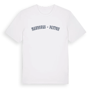 Maurepas - Patton college t-shirt – ekologisk bomull t-shirt från Pinshirt