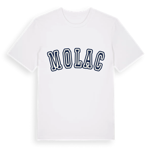 Molac college t-shirt – ekologisk bomull t-shirt från Pinshirt