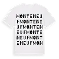 Monteneuf ordlek t-shirt