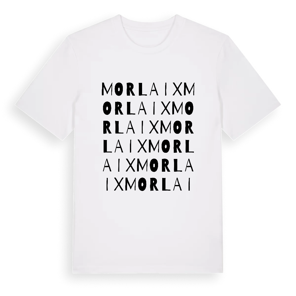 Morlaix ordlek t-shirt – White, i miljö