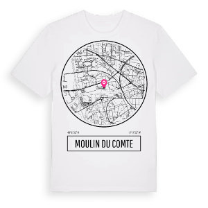 Moulin du Comte t-shirt – ekologisk bomull t-shirt från Pinshirt