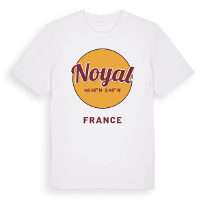Noyal cirkel t-shirt – ekologisk bomull t-shirt från Pinshirt