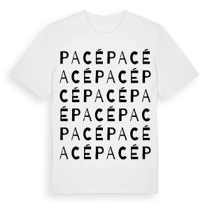 Pacé ordlek t-shirt – ekologisk bomull t-shirt från Pinshirt