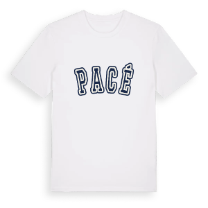 Pacé college t-shirt – ekologisk bomull t-shirt från Pinshirt