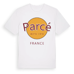 Parcé cirkel t-shirt – ekologisk bomull t-shirt från Pinshirt