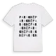 Parigné ordlek t-shirt