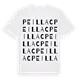 Peillac ordlek t-shirt