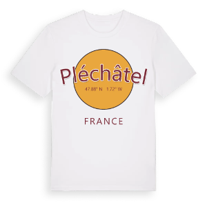 Pléchâtel cirkel t-shirt – ekologisk bomull t-shirt från Pinshirt