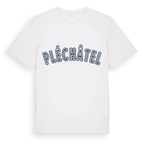 Pléchâtel college t-shirt – ekologisk bomull t-shirt från Pinshirt