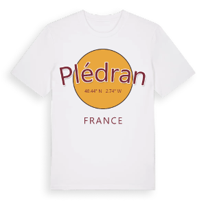 Plédran cirkel t-shirt – ekologisk bomull t-shirt från Pinshirt