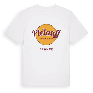 Plélauff cirkel t-shirt – ekologisk bomull t-shirt från Pinshirt